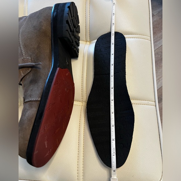 Cesare Paciotti Men's Suede Boots,Size 9 (US Sizing),Color Grey. - Picture 5 of 10